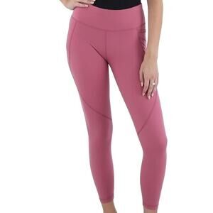 Sweaty Betty NWT Power 7/8 Workout Leggings Pink Size 8 Wicking Zip Pocket